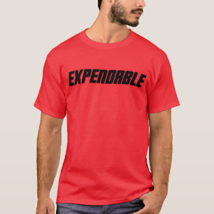 消費される赤いワイシャツ Tシャツ