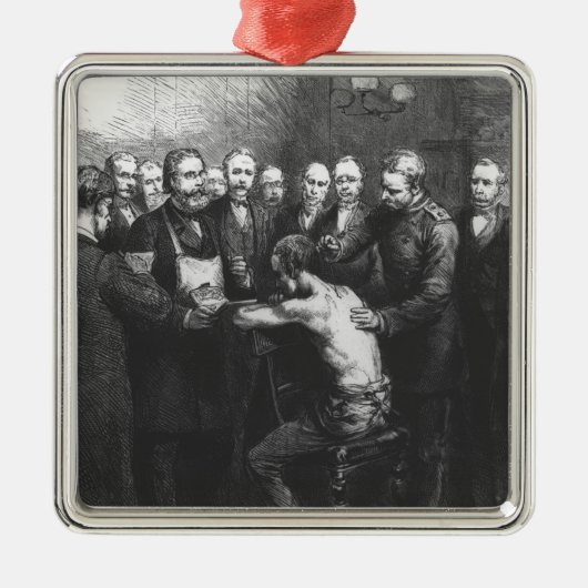 消費のためのKoch's Treatment先生の メタルオーナメント (正面)