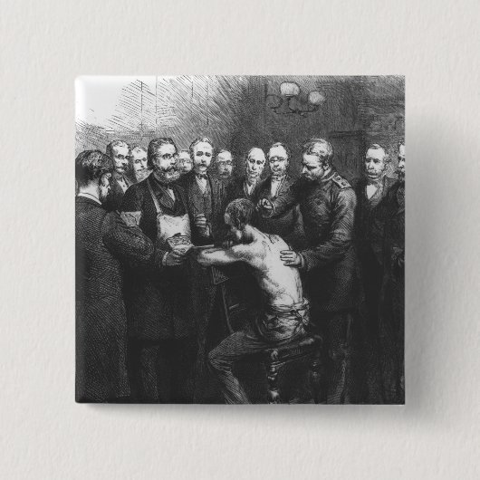 消費のためのKoch's Treatment先生の 缶バッジ (正面)