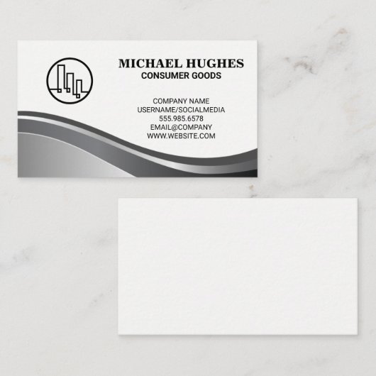 消費財企業の品 名刺 (正面/裏面)