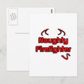 消防いけな士 ポストカード (正面/裏面)