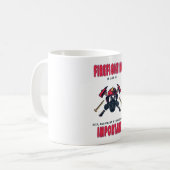 消防おもしろいことわざギフト消防士 コーヒーマグカップ (正面左)