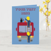 消防おもしろい士がキャットカードを救出 カード (黄色い花)