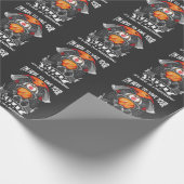 消防おもしろい士のジョーク猫救助 ラッピングペーパー (角)