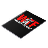 消防おもしろい士ユーモア火災救助ジョーク ノートブック (左側)