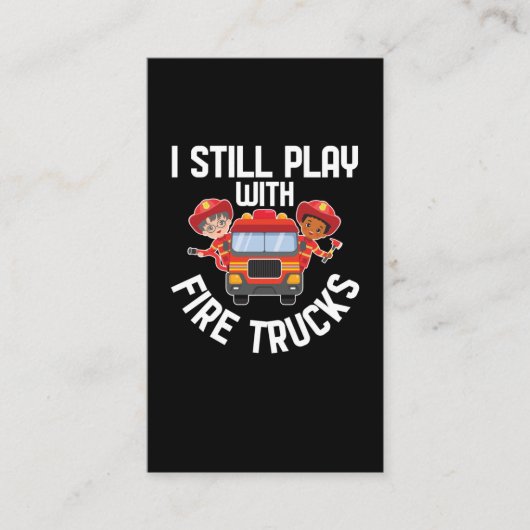 消防おもしろい士機知に富んだ消防士 名刺 (正面)