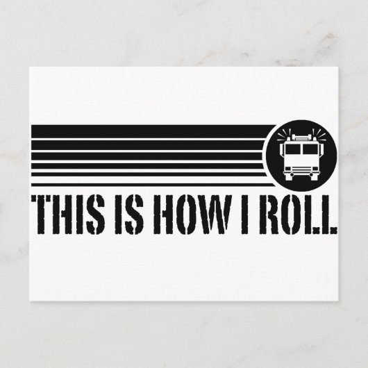 消防おもしろい士 ポストカード (正面)