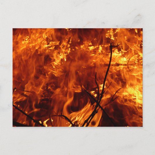 消防のハートはがき ポストカード (正面)