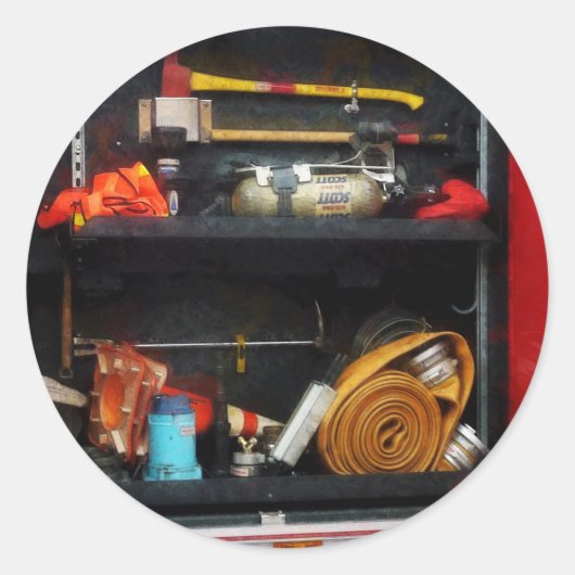 消防の物資 ラウンドシール (正面)