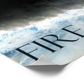 消防アイスのドラゴンズのポスター ポスター (角)