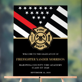 消防アカデミー卒業へようこそ アクリルサイン