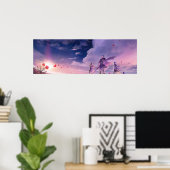 消防エンブレムスリーハウス ポスター (ホームオフィス)