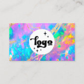 消防オパールの名刺のロゴ 名刺 (正面)