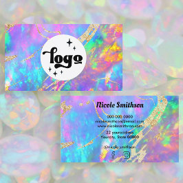 消防オパールの名刺のロゴ 名刺