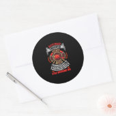 消防ギフト2021男性へ引用文 ラウンドシール (封筒)