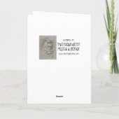 消防グリーティングカードのリングや輪 カード (裏面)