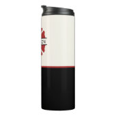 消防パーソナライズされた士の赤いロゴ記号 タンブラー (回転右)