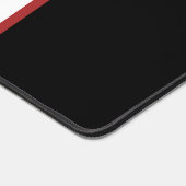 消防パーソナライズされた士の赤いロゴ記号 デスクマット (コーナー)