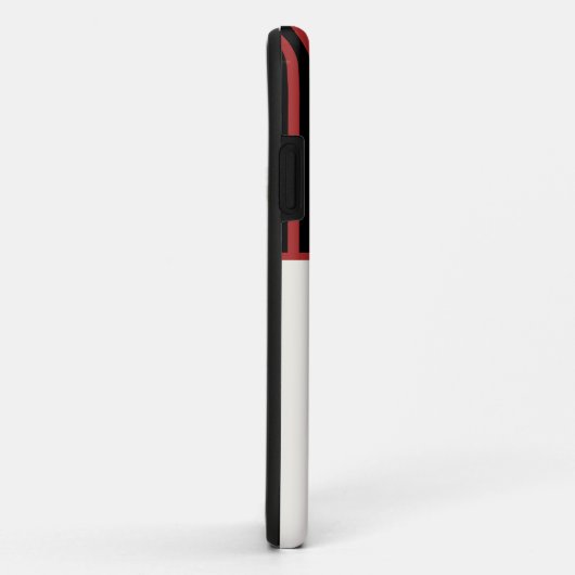 消防パーソナライズされた士の赤いロゴ記号 Case-Mate iPhoneケース (裏面/右)