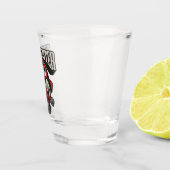 消防パーソナライズされた士マスク消防署ヘルメット ショットグラス (右)