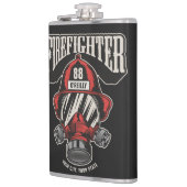 消防パーソナライズされた士マスク消防署ヘルメット  フラスク (左)