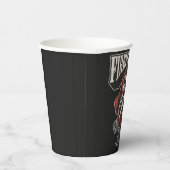 消防パーソナライズされた士マスク消防署ヘルメット 紙コップ (右)