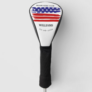 消防パーソナライズされた士モノグラム碁 ゴルフヘッドカバー