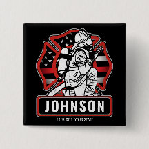 消防パーソナライズされた士愛国国旗