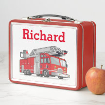 消防パーソナライズされた車の子供の名前
