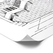 消防ビクトリアン場とトラック ポスター (角)