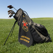 消防ヘルメット    ゴルフタオル (グリーン)