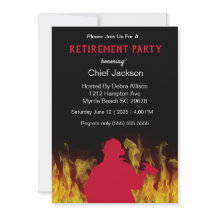 消防モダン員/消防署長シルエット退職