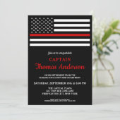 消防モダン士の退職パーティー 招待状 (スタンド正面)