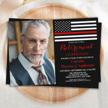 消防モダン士カスタム写真退職