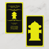 消防モダン栓 名刺 (正面/裏面)