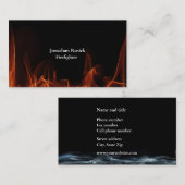 消防ユニーク士 名刺 (正面/裏面)