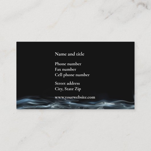 消防ユニーク士 名刺 (裏面)