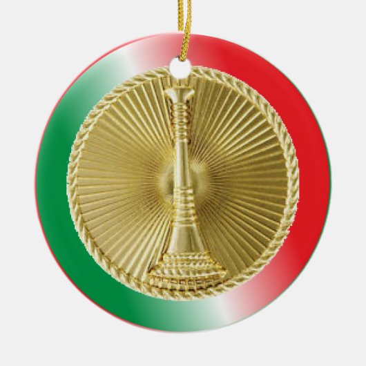 消防副官 セラミックオーナメント (正面)