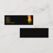 消防名刺のテニスボール スキニー名刺 (正面/裏面)