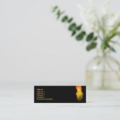 消防名刺のテニスボール スキニー名刺 (スタンド正面)