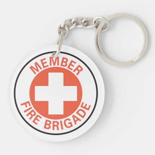 消防員標識 キーホルダー (裏面)