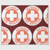 消防員標識 ラッピングペーパー (フラット)