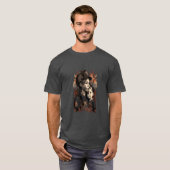 消防団家族ファイアウーマン母の母の娘g tシャツ (正面フル)