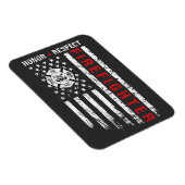 消防団赤線米国国旗 マグネット (右側)