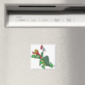 消防士おもしろいのタートカートアニメ マグネット (インサイチュ (食洗機))