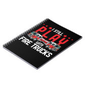 消防士おもしろいパパ夫ウィティファイアーマン ノートブック (左側)