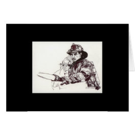 消防士およびホース