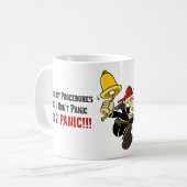 消防士があなたの緊急事態にいかに答えるか コーヒーマグカップ (正面左)