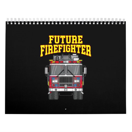 消防士がパパから出る-息子の甥の少年たち未来の火 カレンダー (カバー)