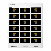 消防士がパパから出る – 息子の甥の少年たち未来の火 ラベル (フルシート)